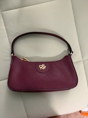 DKNY Burgundy Shoulder Bag